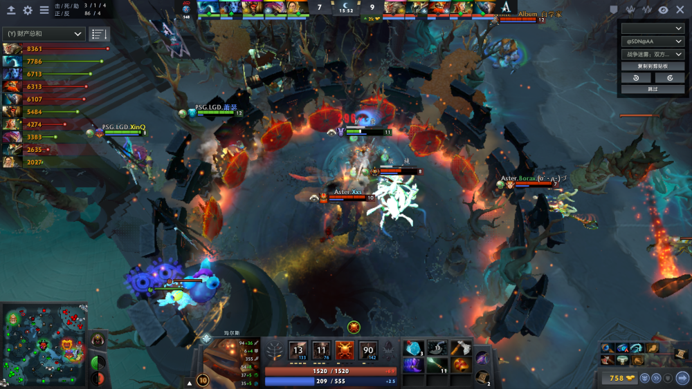 开云-PSG绝杀DK，Peanut团战一打五鏖战多局淘汰赛，成为赛场最大亮点